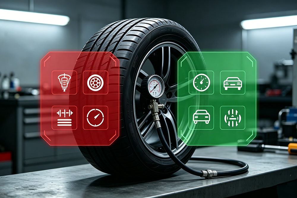 Maintain Proper Tire Pressure